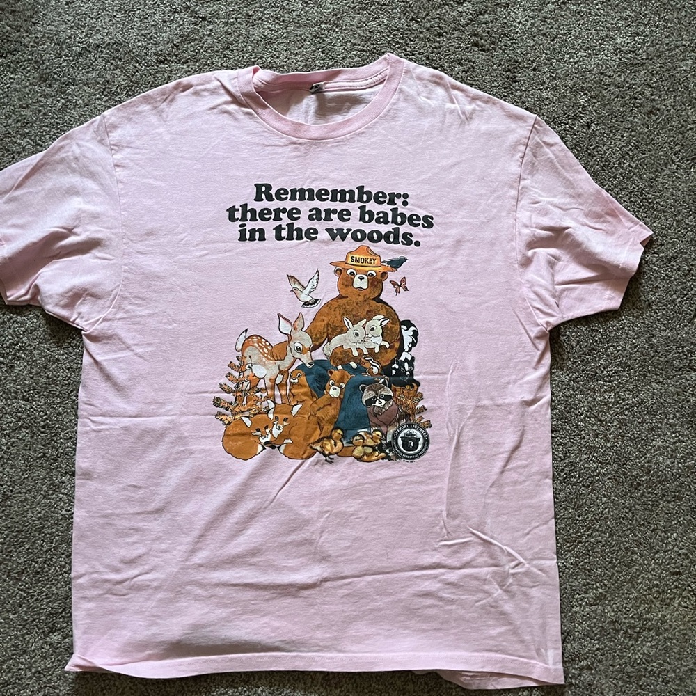 Pink Graphic Tee XL